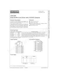 74AC540SJX Datasheet Page 2