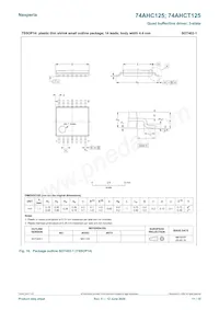 74AHC125PW Datasheet Page 11