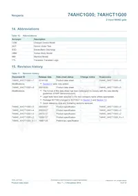 74AHC1G00GV Datasheet Page 9