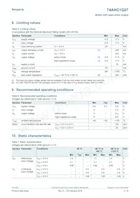 74AHC1G07GV Datasheet Page 3