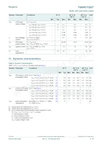74AHC1G07GV Datasheet Page 4