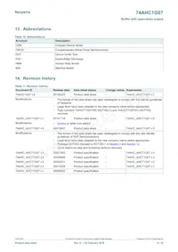 74AHC1G07GV Datasheet Page 8