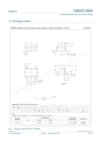 74AHC1G09GW-Q100H Datasheet Page 6
