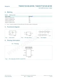 74AHC1G126GV-Q100H Datasheet Page 2