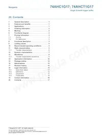 74AHC1G17GVH Datasheet Pagina 17