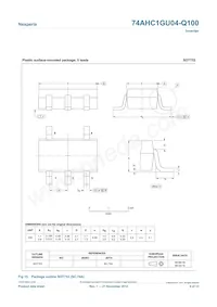 74AHC1GU04GV-Q100H Datasheet Pagina 9