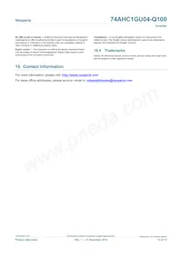 74AHC1GU04GV-Q100H Datasheet Page 12