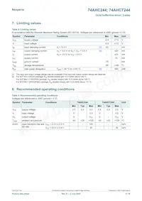 74AHC244PW/AUJ Datasheet Page 4
