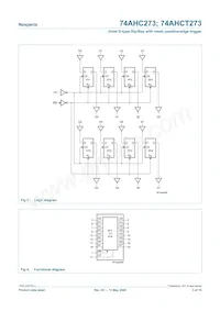 74AHC273D Datasheet Page 3