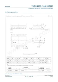 74AHC273D Datasheet Page 13