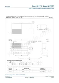 74AHC273D Datasheet Page 15