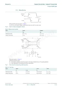74AHC30BQ-Q100X Datasheet Page 8