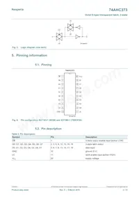 74AHC373D Datasheet Page 3