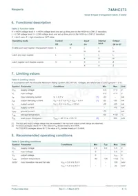 74AHC373D Datasheet Page 4