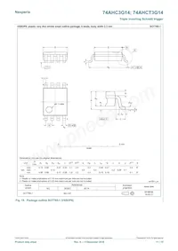 74AHC3G14GD Datasheet Page 11