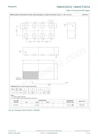 74AHC3G14GD Datasheet Pagina 12