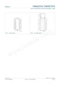 74AHC574D Datasheet Page 3