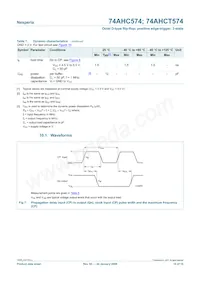 74AHC574D Datasheet Page 10