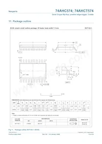 74AHC574D Datasheet Page 13