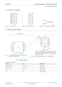 74AHCT00BQ-Q100X Datasheet Page 2