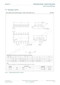 74AHCT00BQ-Q100X Datasheet Page 7