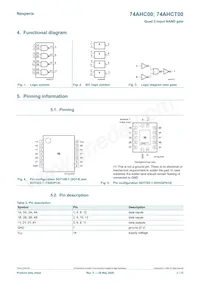 74AHCT00D Datasheet Page 2