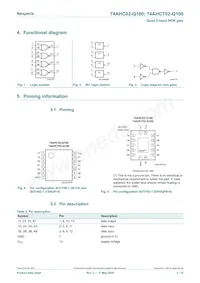 74AHCT02BQ-Q100X Datenblatt Seite 2