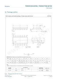 74AHCT04BQ-Q100X Datasheet Page 9