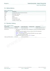 74AHCT08BQ-Q100X Datasheet Page 10