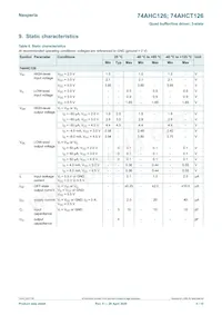 74AHCT126D/AUJ Datasheet Page 5