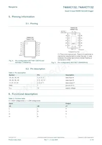 74AHCT132BQ Datasheet Page 3