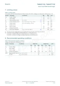 74AHCT132BQ Datasheet Page 4