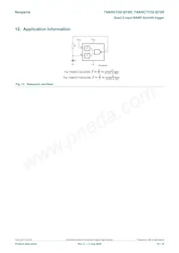 74AHCT132BQ-Q100X Datasheet Page 10