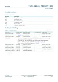 74AHCT1G08GV Datasheet Page 9