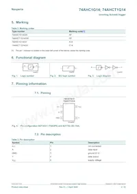 74AHCT1G14GV Datasheet Page 2
