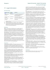 74AHCT1G14GV-Q100 Datasheet Pagina 13