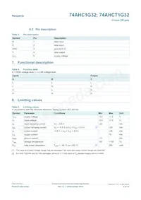 74AHCT1G32GV Datasheet Page 3
