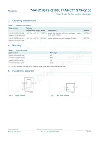 74AHCT1G79GV-Q100H Datasheet Page 2