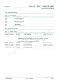 74AHCT1G86GV Datasheet Page 10