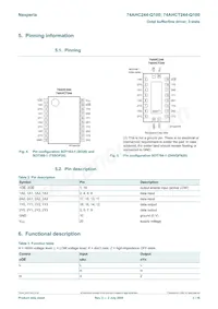 74AHCT244D-Q100 Datasheet Page 3