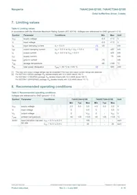 74AHCT244D-Q100 Datasheet Page 4