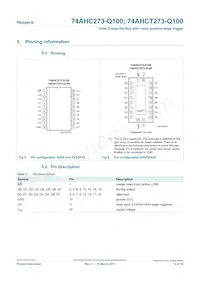 74AHCT273D-Q100J Datenblatt Seite 4