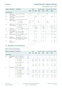 74AHCT2G126DP Datasheet Page 5