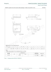 74AHCT32BQ-Q100X Datasheet Page 9
