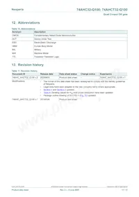 74AHCT32BQ-Q100X Datasheet Page 11
