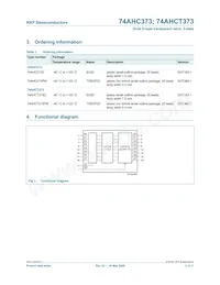74AHCT373PW Datasheet Page 2