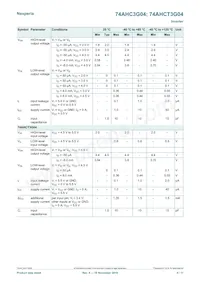 74AHCT3G04DP Datasheet Page 4