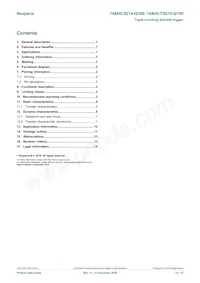 74AHCT3G14DP-Q100H Datasheet Page 15