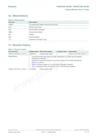 74AHCT541PW-Q100J Datasheet Page 13