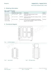 74AHCT573D Datasheet Page 2